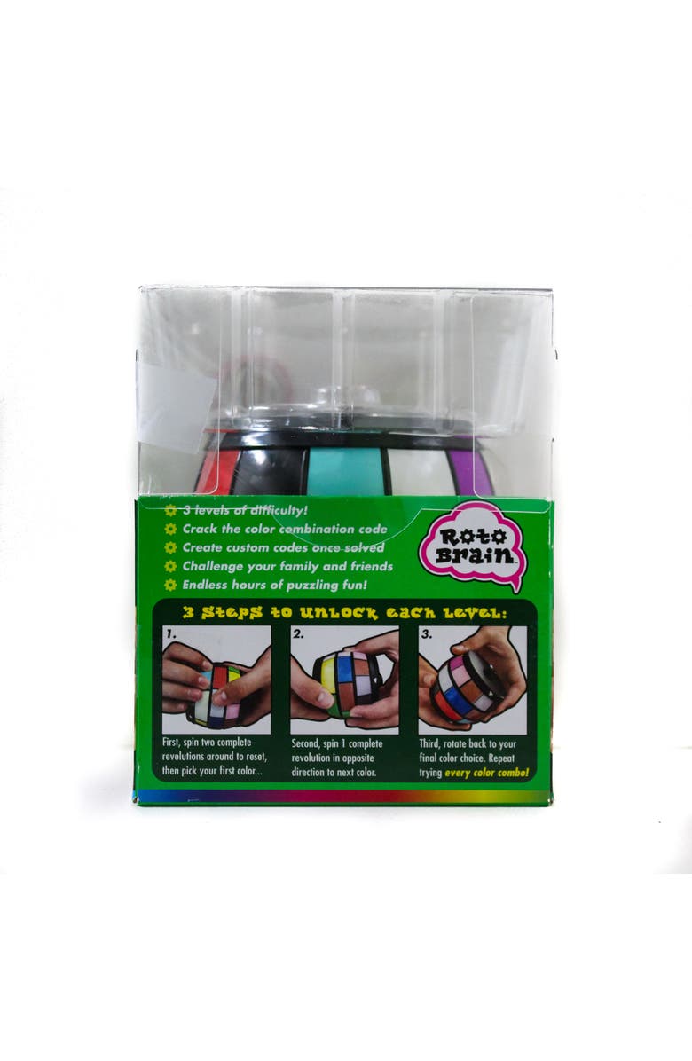 Roto Brain 3D Puzzle Sphere Brain Teaser Game to Fidget, Ages 8+, Alternate, color, Multicolored