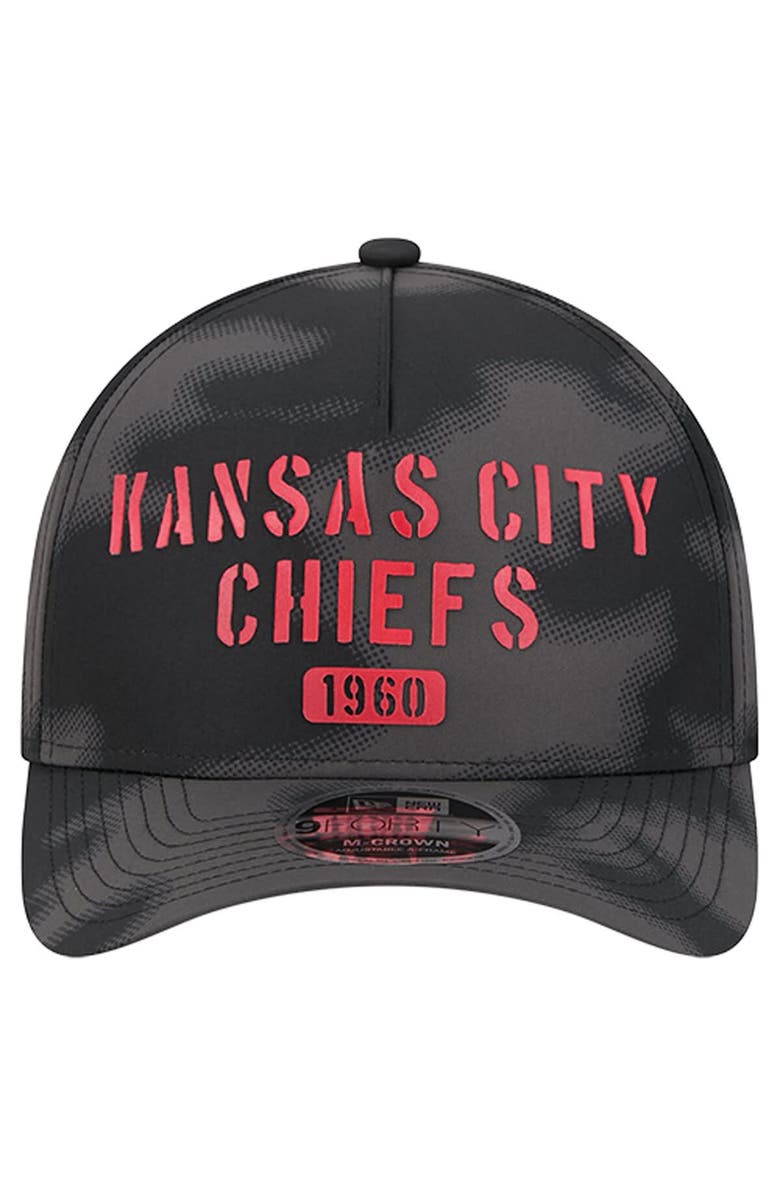 New Era Men's New Era Gray Kansas City Chiefs Halftone Camo 9FORTY Hat, Alternate, color, Gray