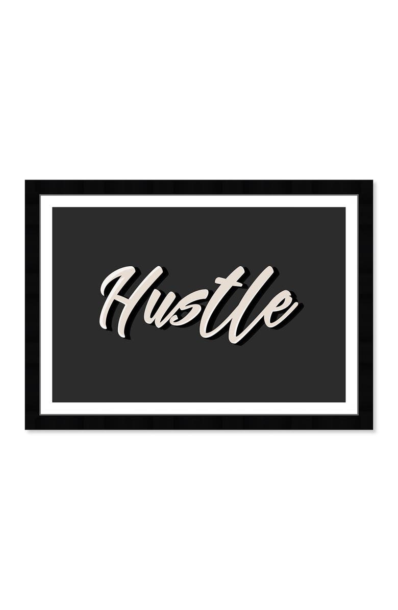 Wynwood Studio Hustle Type Framed Wall Art, Main, color, 