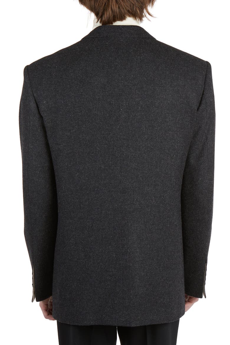 Straight Fit Wool Blazer, Alternate, color, ANTHRACITE