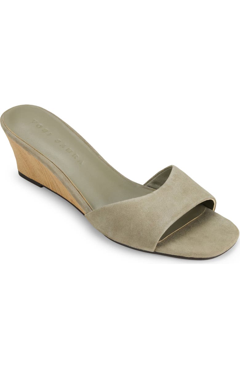 Yosi Samra Jada Wedge Slide Sandal, Main, color, Taupe