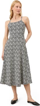 Pact Fit & Flare Midi Dress Made With Organic Cotton
