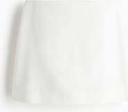 H&M Linen-blend Mini Skort