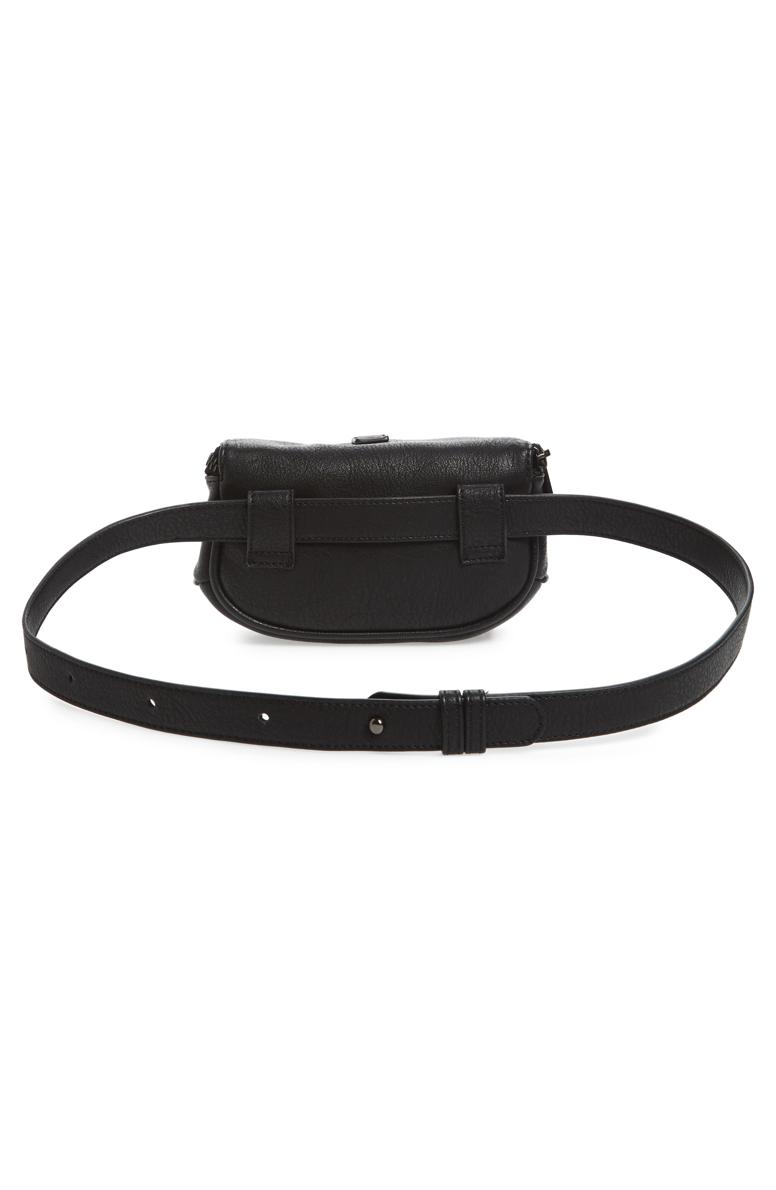 Malibu Skye Faux Leather Belt Bag, Alternate, color, 
