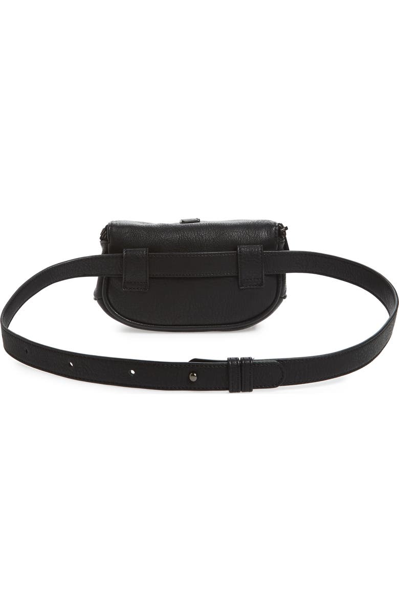 Malibu Skye Faux Leather Belt Bag, Alternate, color,