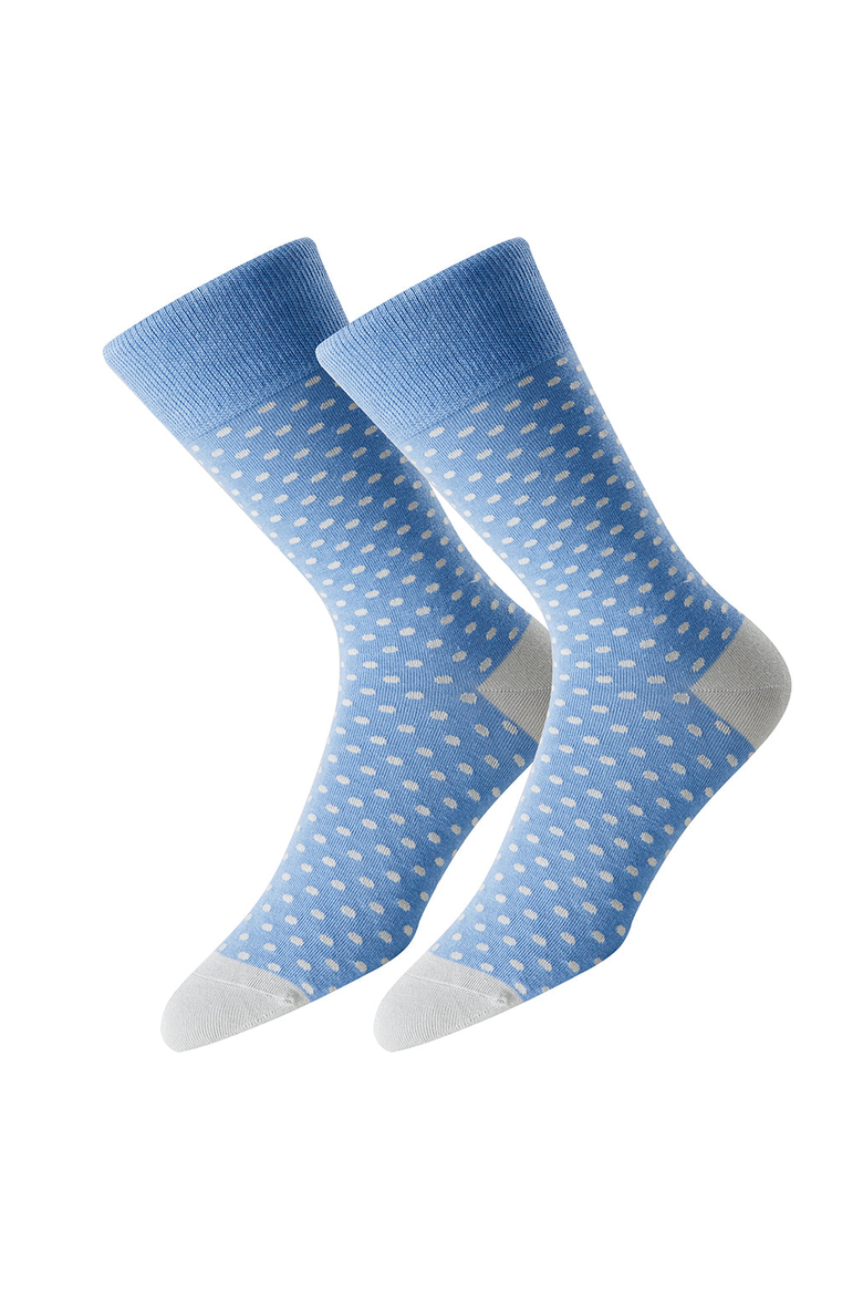 Bluebird Polka Socks, Main, color, None