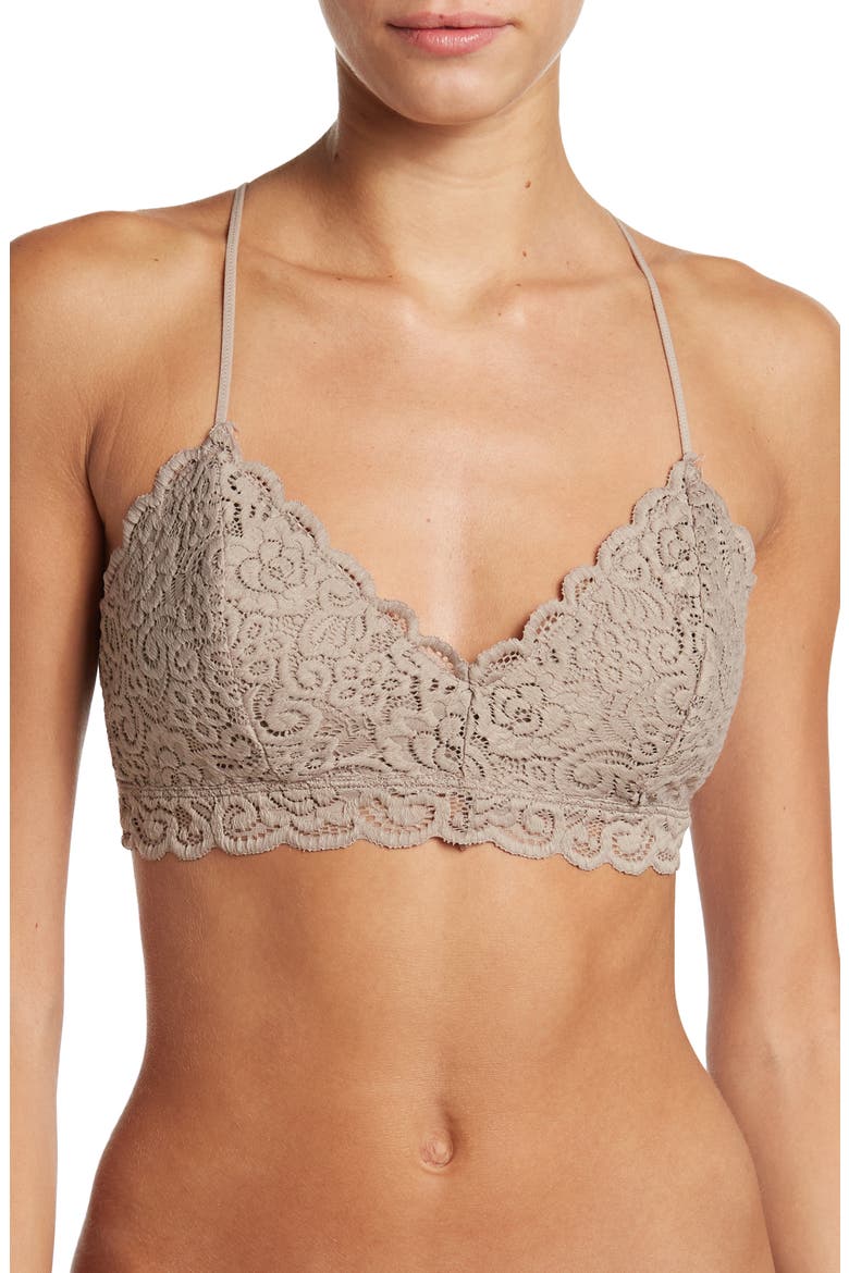 Strappy Bralette, Main, color, COCOA