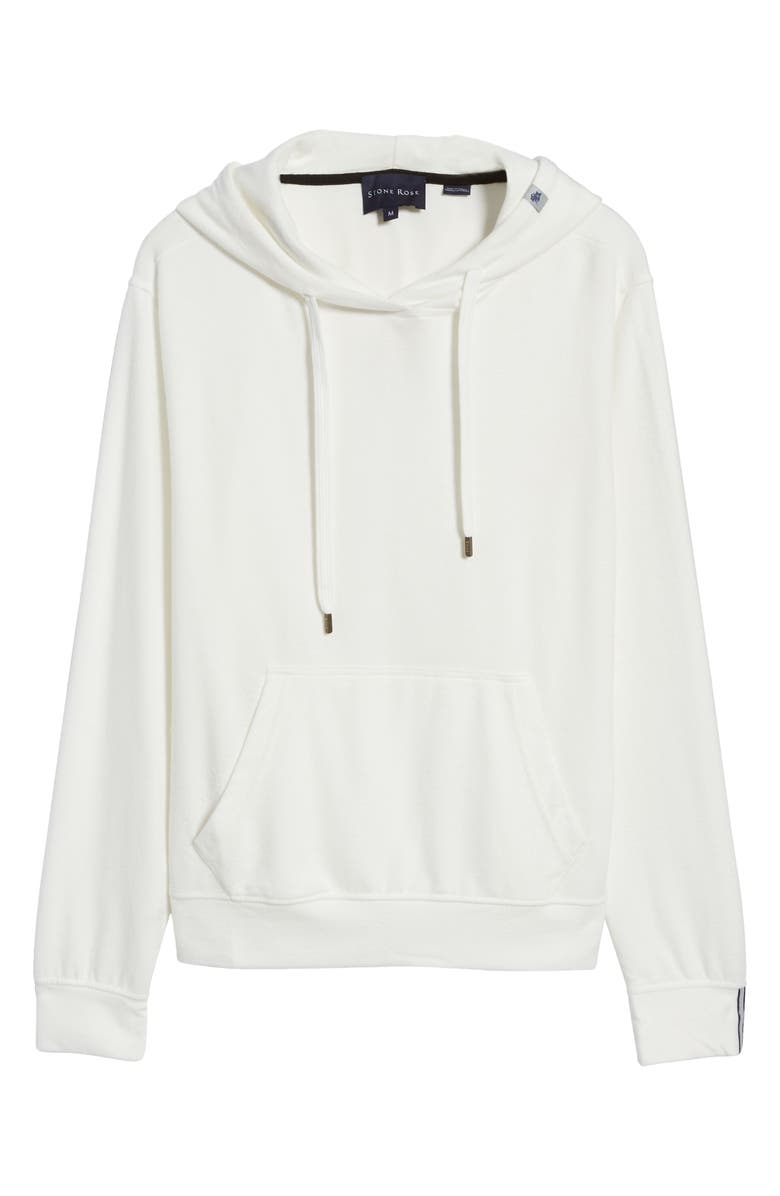 Stone Rose Performance Flannel Pullover Hoodie, Alternate, color, 