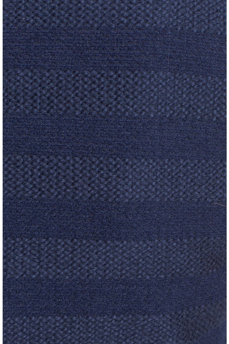 'Addison' Cotton Blend Fit & Flare Dress, Alternate, color, DEEP INDIGO