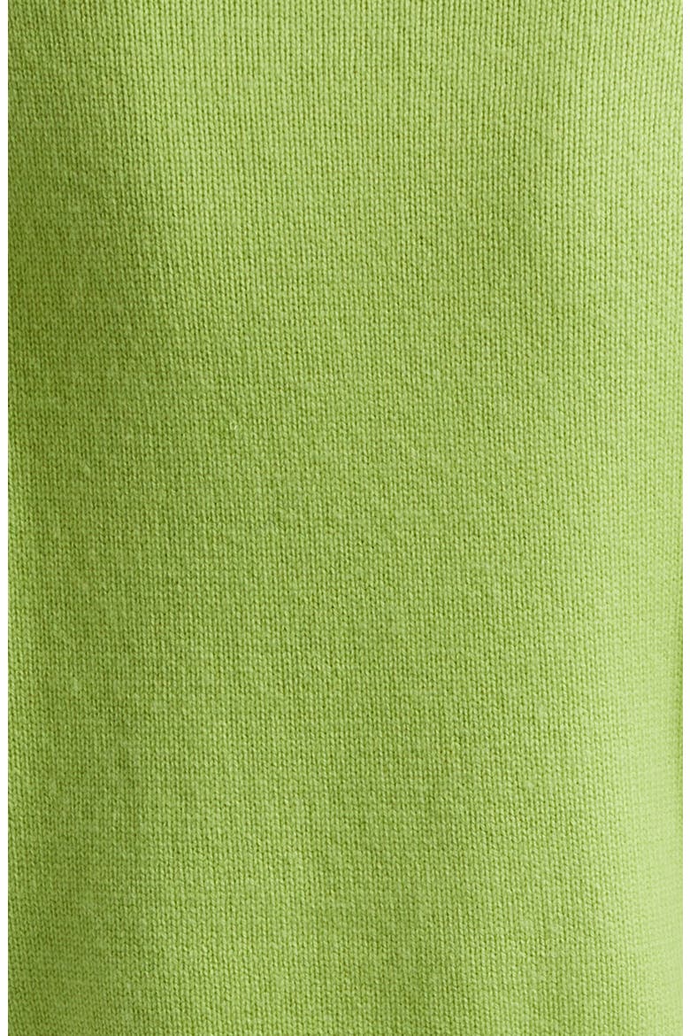 Elsie Short Sleeve Wool & Cashmere Sweater, Alternate, color, LIME