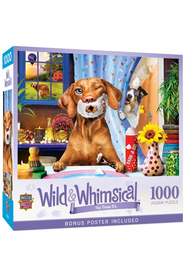 The Three S's 1000 Piece Jigsaw Puzzle, Main, color, Multicolor