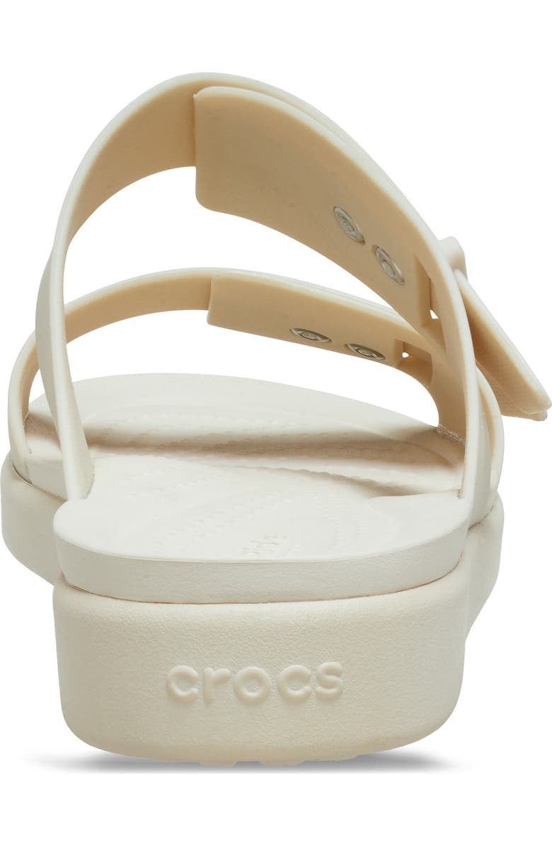 CROCS Brooklyn Wedge Slide Sandal, Alternate, color, Sandstone