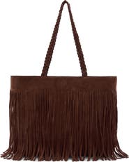 Reformation Luna Suede Tote Bag