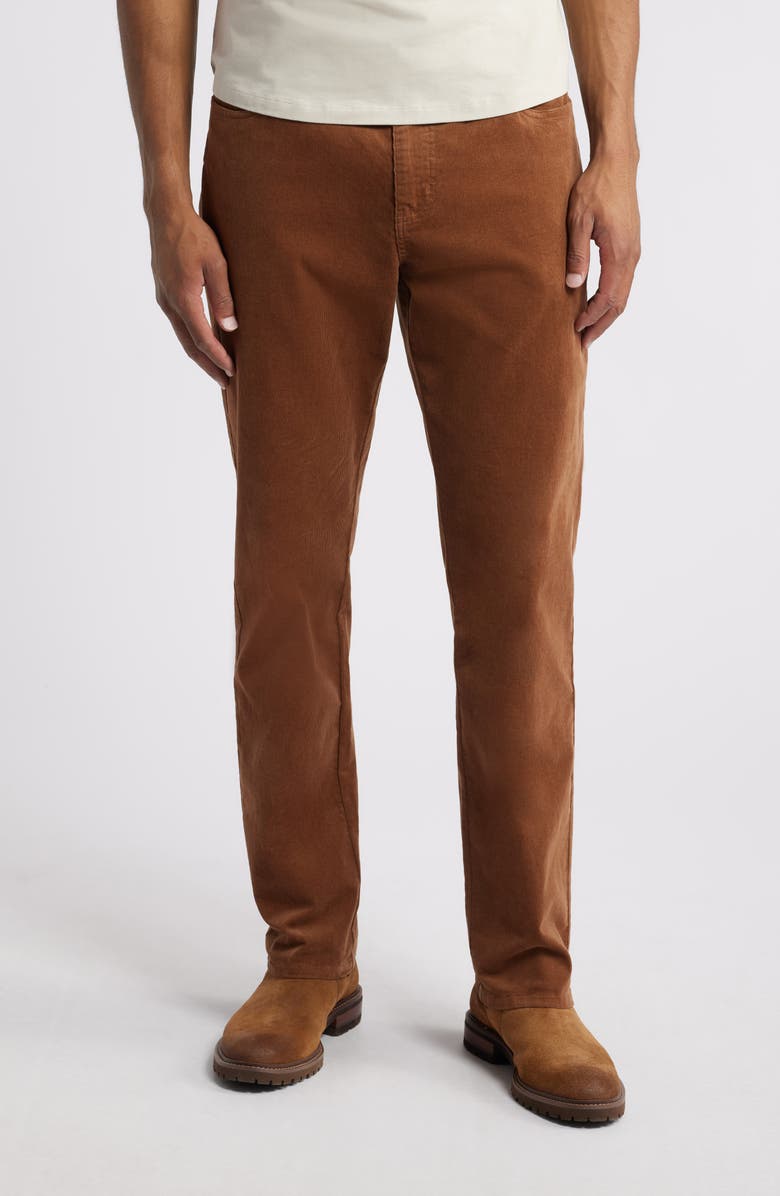 Johnston & Murphy Cotton Stretch Corduroy Pants, Main, color,