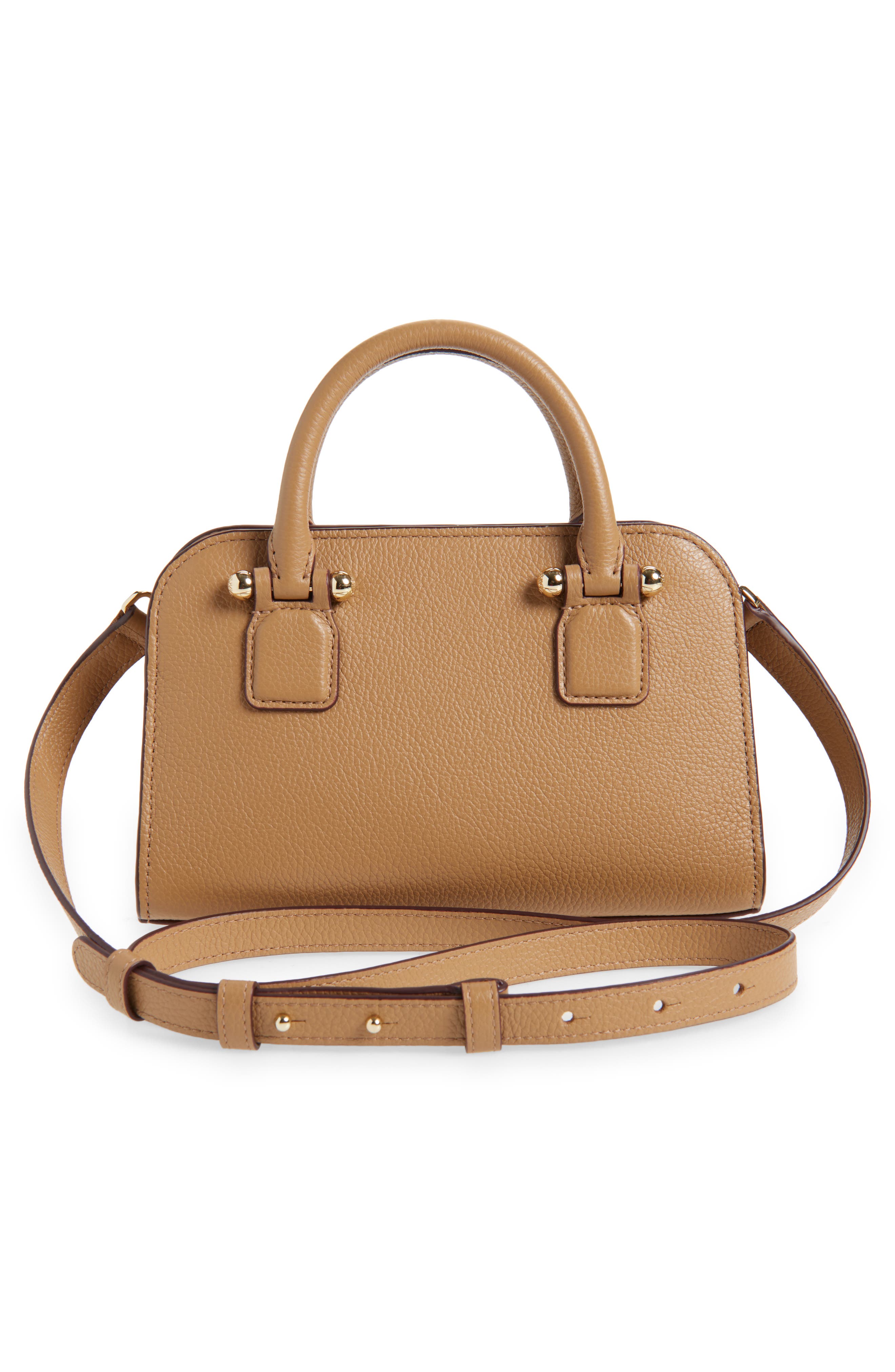 Strathberry Mini Georgia Leather Tote, Alternate, color, Caramel