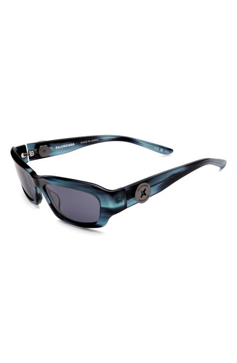 58mm Polarized Square Sunglasses