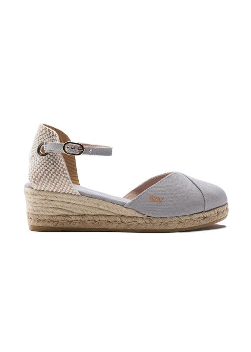 Viscata Formiga Canvas Espadrille Wedges In Ash
