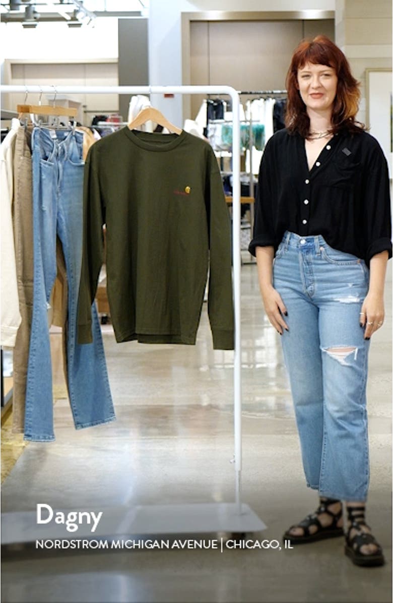 Long Sleeve Organic Cotton T-Shirt, sales video thumbnail