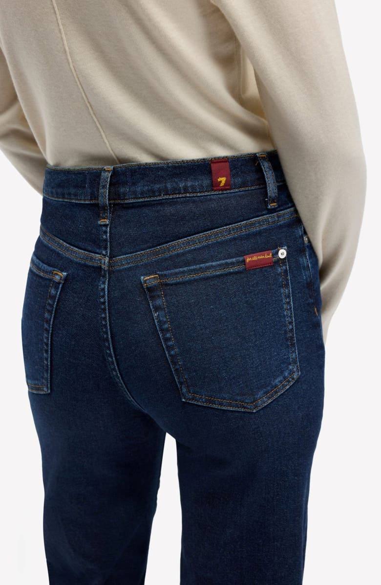 Seven Modern Dojo High Waist Flare Jeans, Alternate, color, Bluecrest