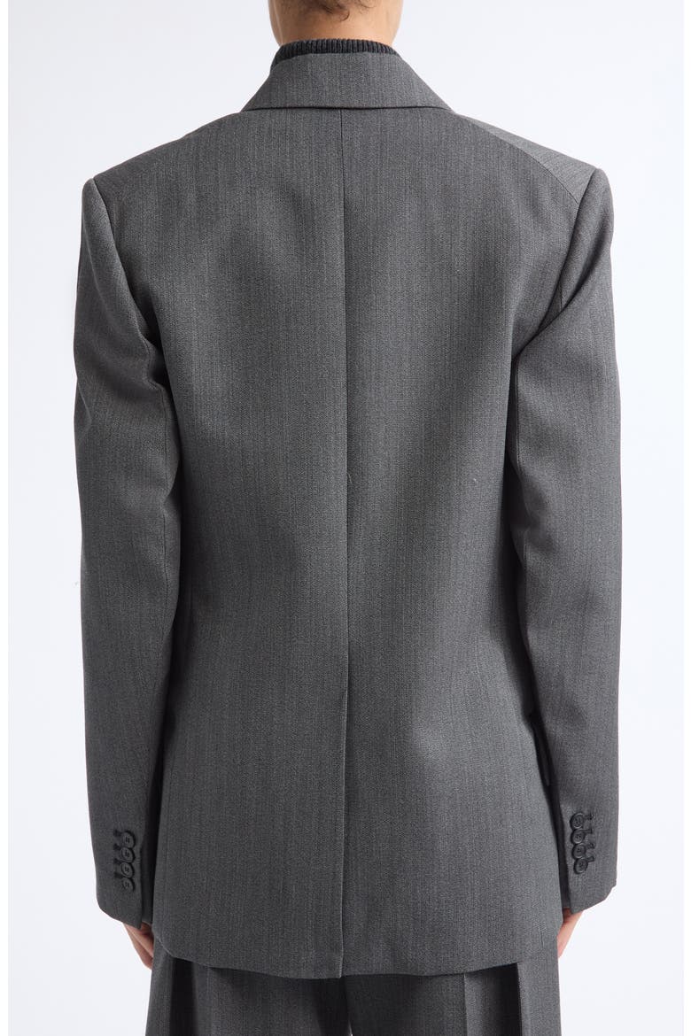 Roberta Virgin Wool Jacket, Alternate, color, ASH MELANGE