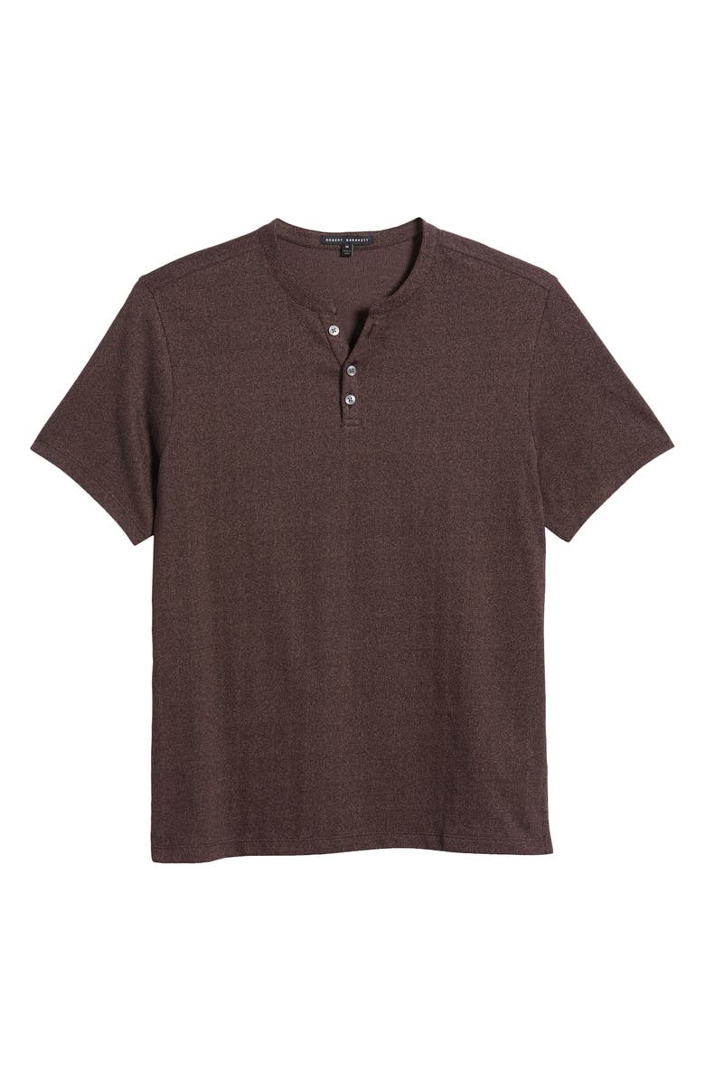 Robert Barakett Whitley Short Sleeve Henley, Alternate, color, Port