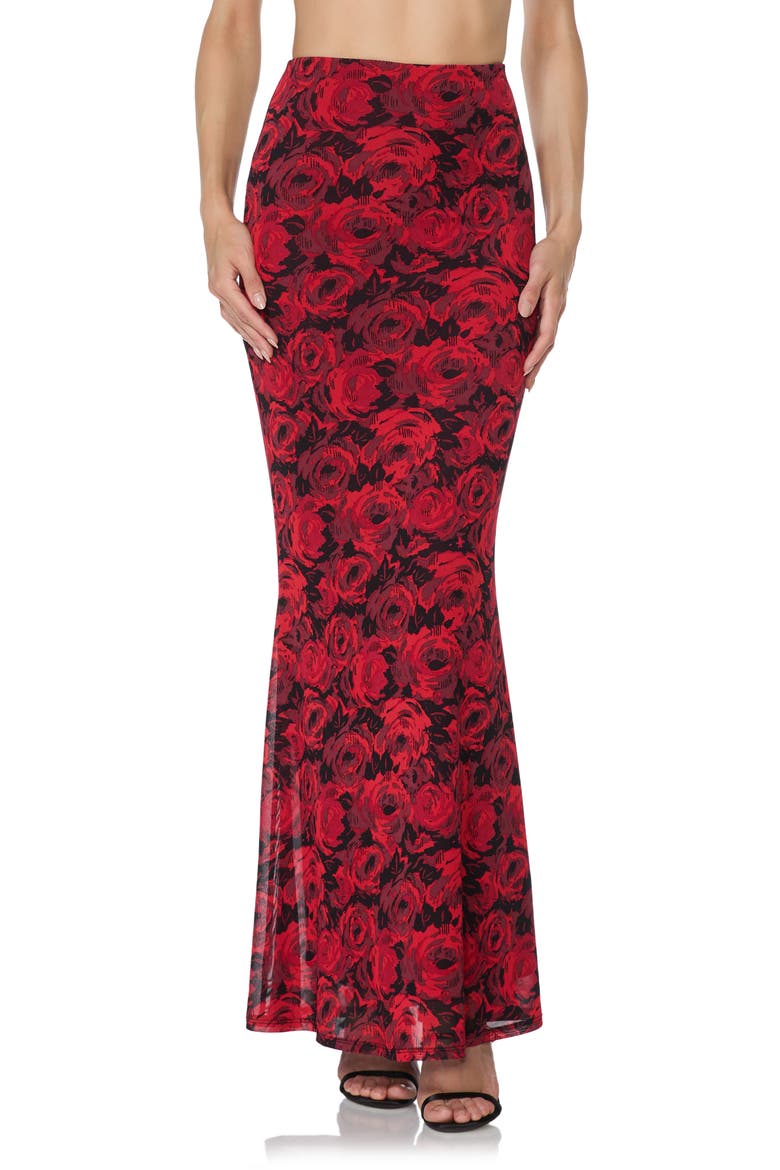 Tegan Maxi Skirt, Main, color, ROSE KISSED