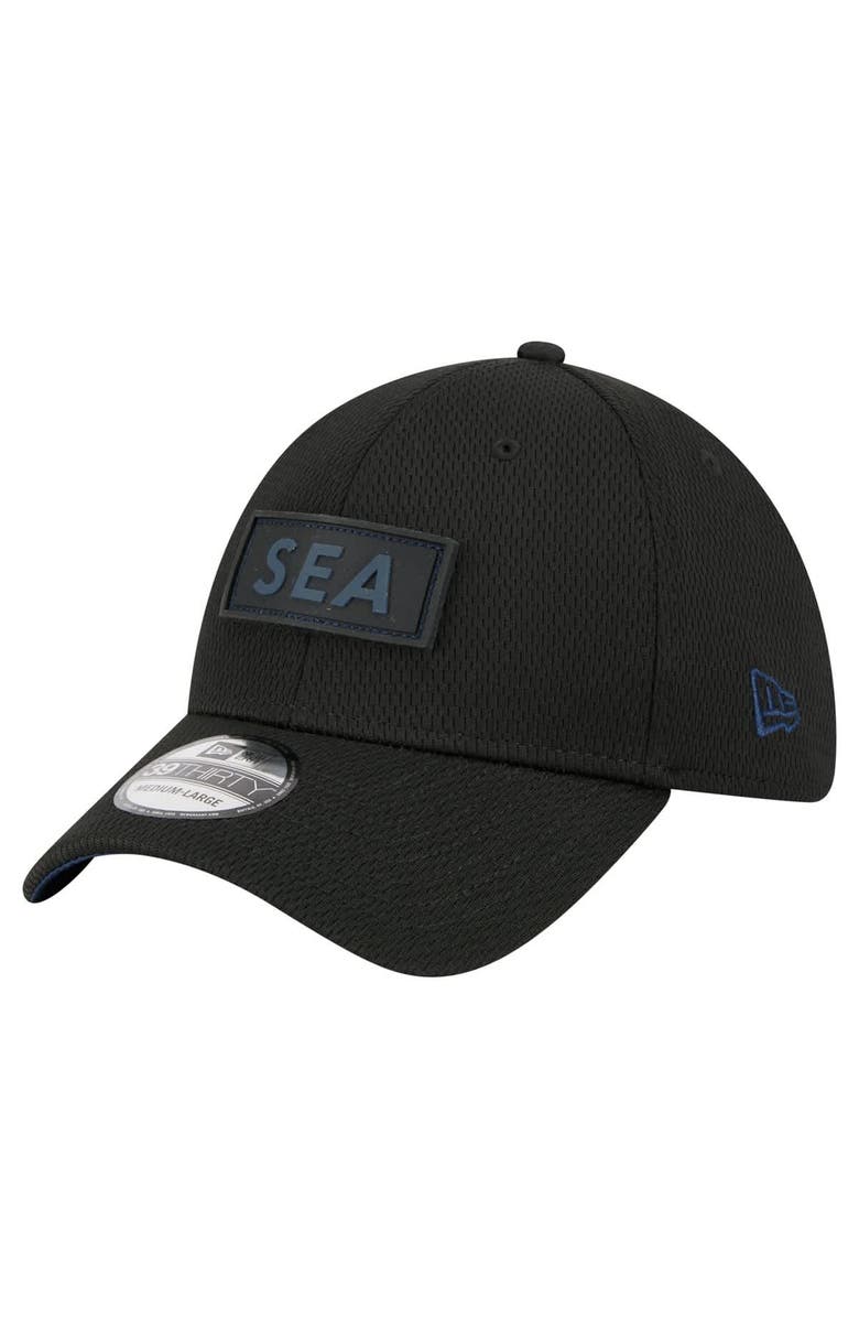 New Era Men's New Era  Black Seattle Seahawks Scoreboard 39THIRTY Flex Hat, Main, color, 