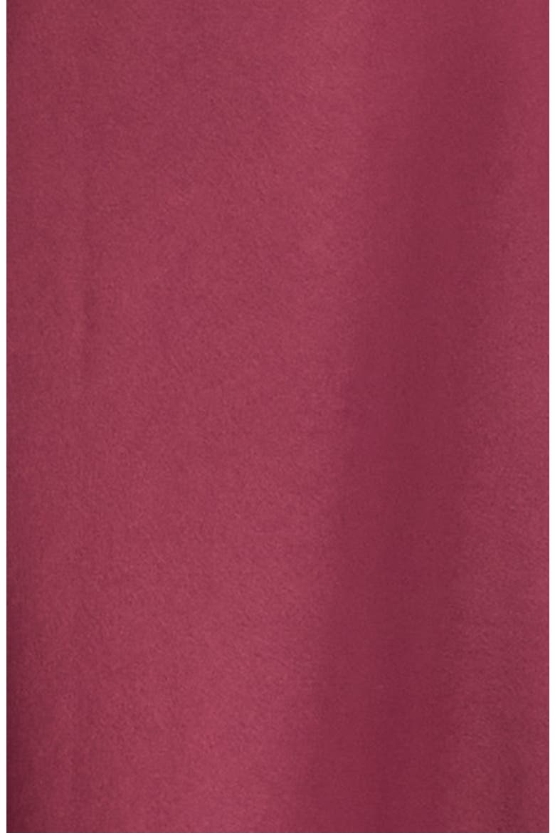 Flora Silky Satin Dress, Alternate, color, WINE