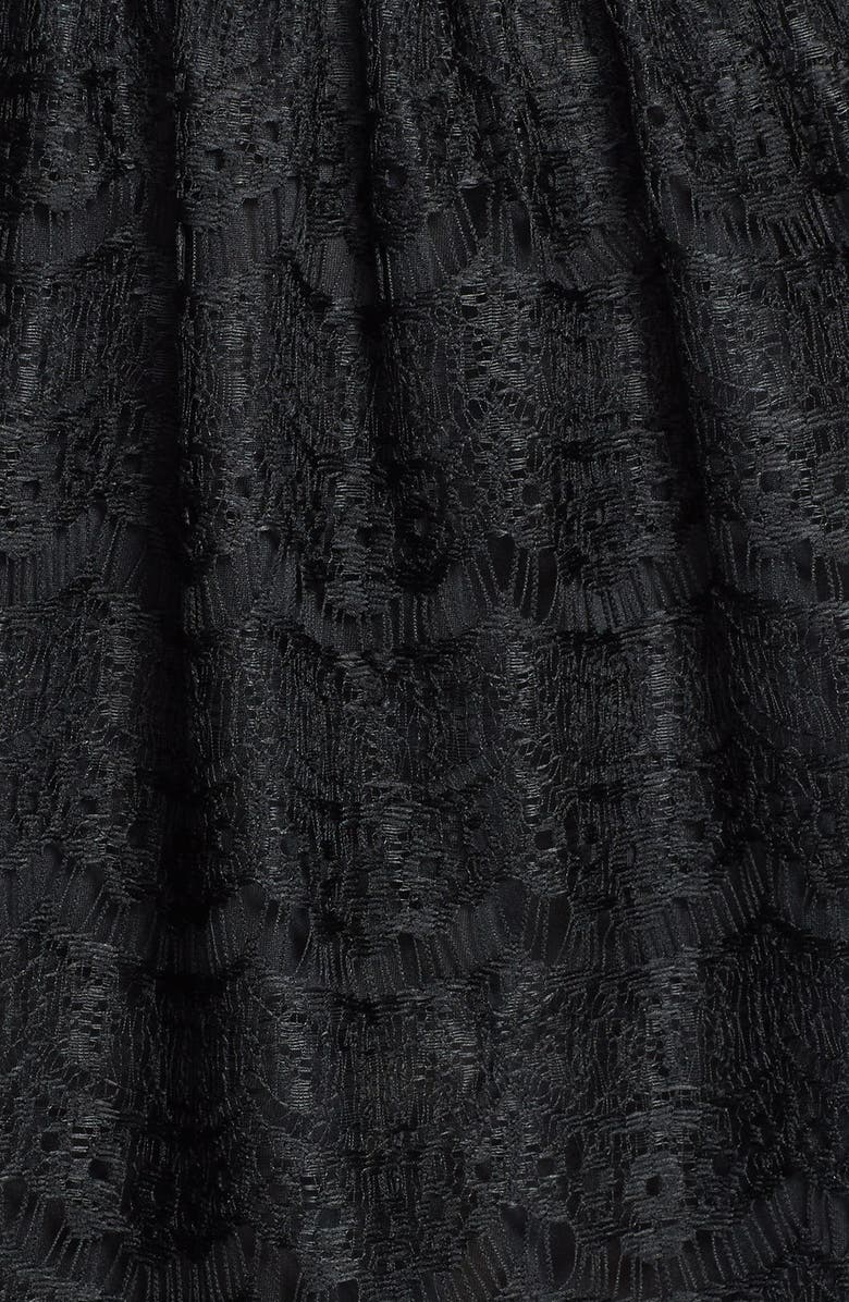 En Crème Eyelash Lace Skater Dress, Alternate, color,