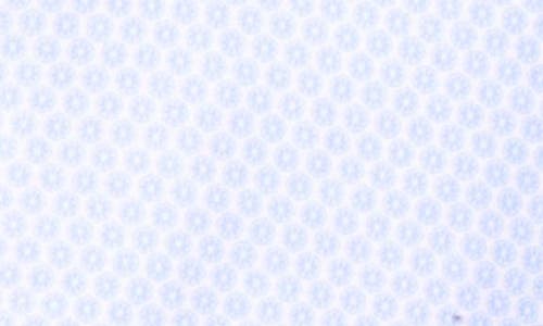 Shop Tailorbyrd Geometric Floral Modal Blend Polo In Sky Blue
