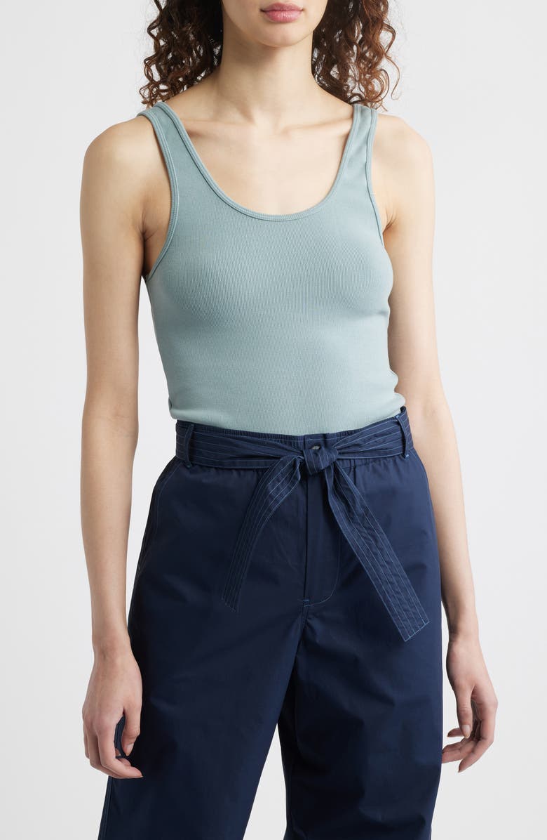 Wyeth Ella Rib Tank, Main, color, Azure