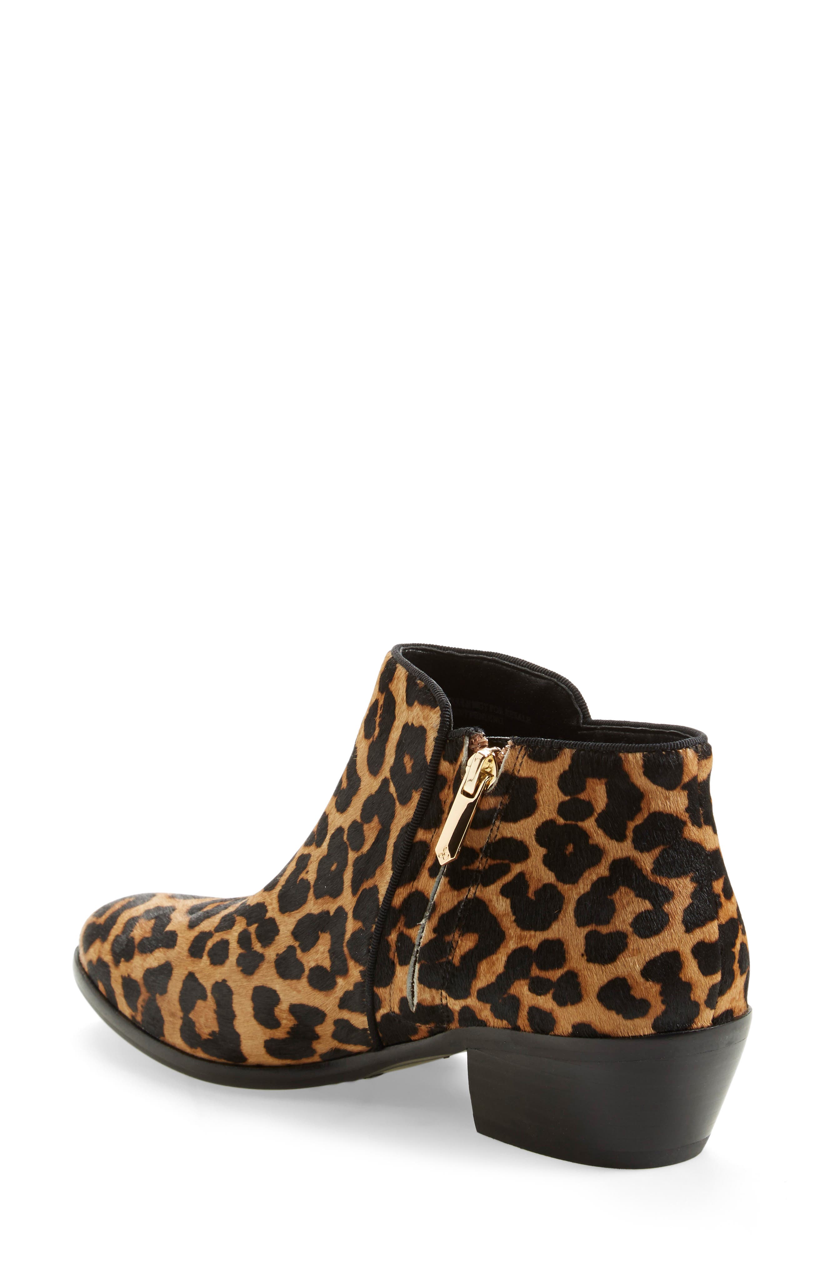 'Petty' Bootie, Alternate, color, LEOPARD CALF HAIR