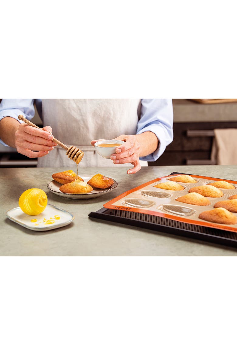 Perfect Non-Stick Madeleine Mold, Alternate, color, Orange