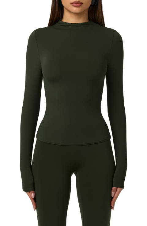 Mock Neck Top