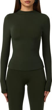Naked Wardrobe Mock Neck Top