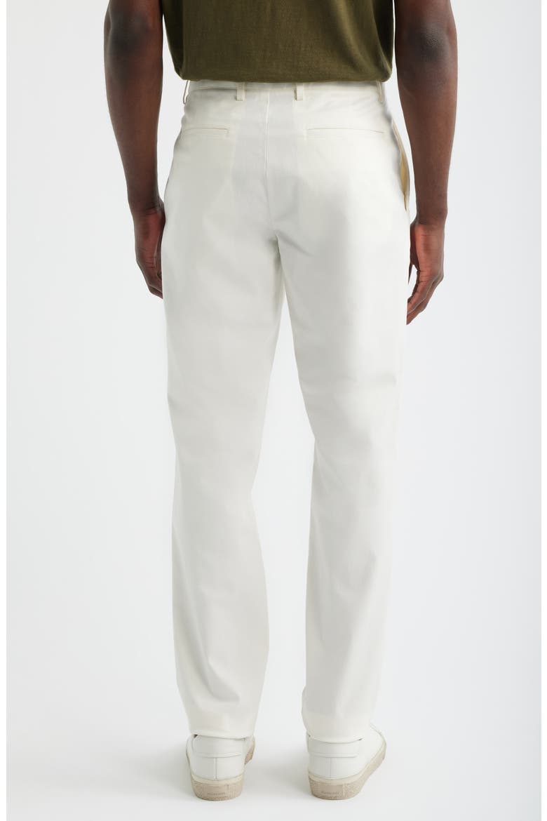 Zaine Slim Chino in Moonsoft Cotton Blend Trousers, Alternate, color, WINTER IVORY