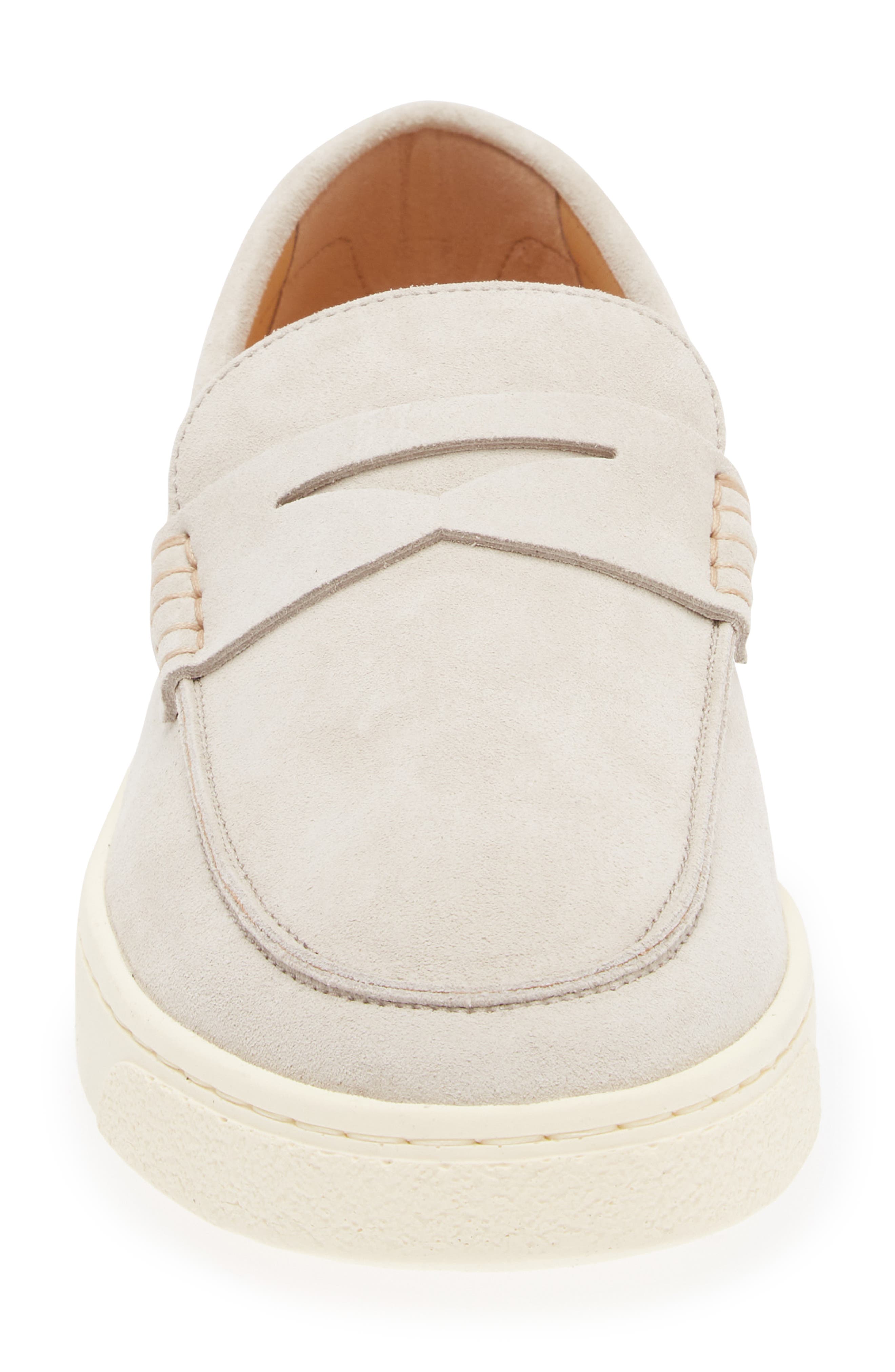 Brunello Cucinelli Suede Slip-On Deck Shoe, Alternate, color, 