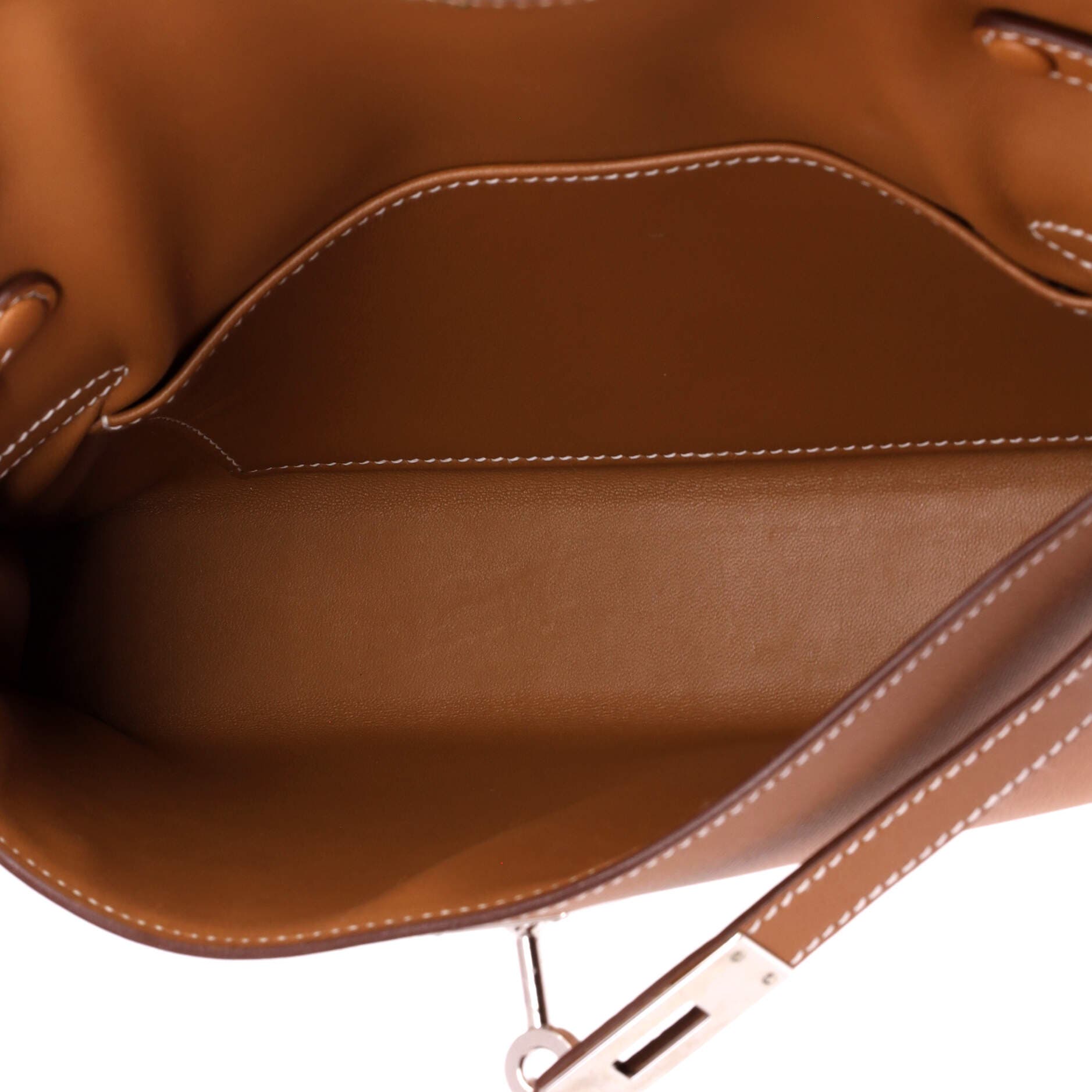 Pre-Owned Hermes Kelly Elan Shoulder Bag Madame, Alternate, color, Gold