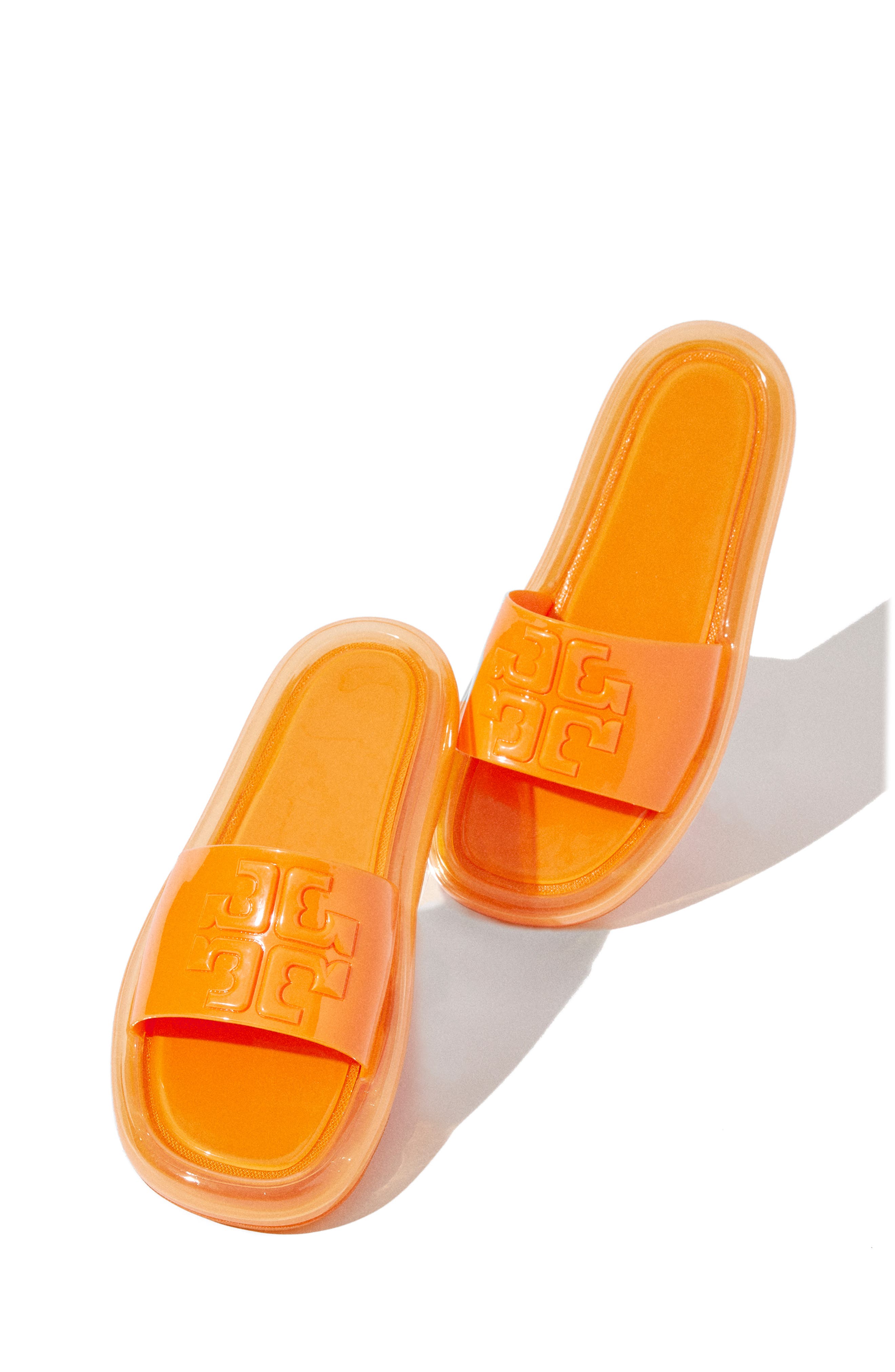 Tory Burch Bubble Jelly Slide Sandal, Alternate, color, Bumblebee