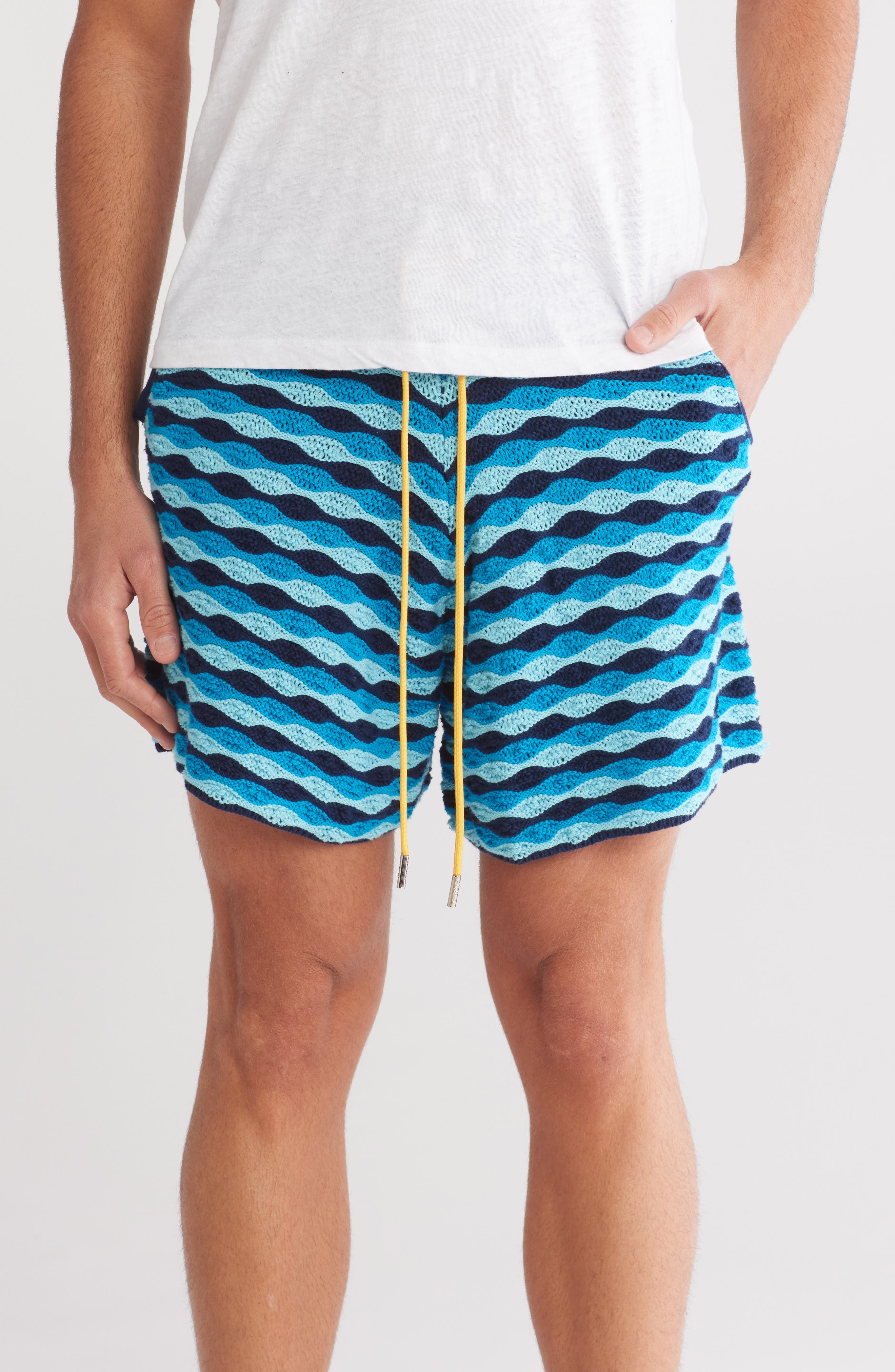 DIET STARTS MONDAY Beach Wave Knit Shorts
