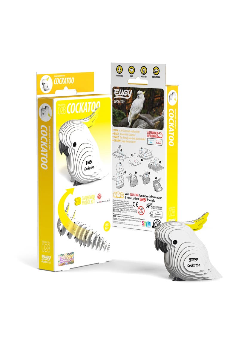 Cockatoo 3D Puzzle, Main, color, No Color