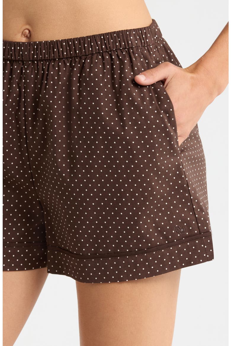 Blair Stretch Organic Cotton Short Pajamas, Alternate, color, PIN DOT