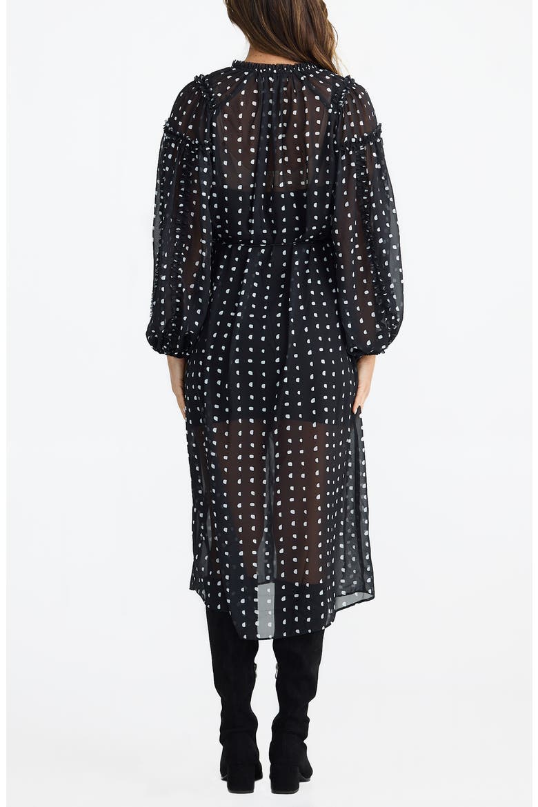 Ritz Print Long Sleeve Midi Dress, Alternate, color, ARCHES