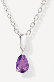Little Sky Stone Birthstone Teardrop Necklace