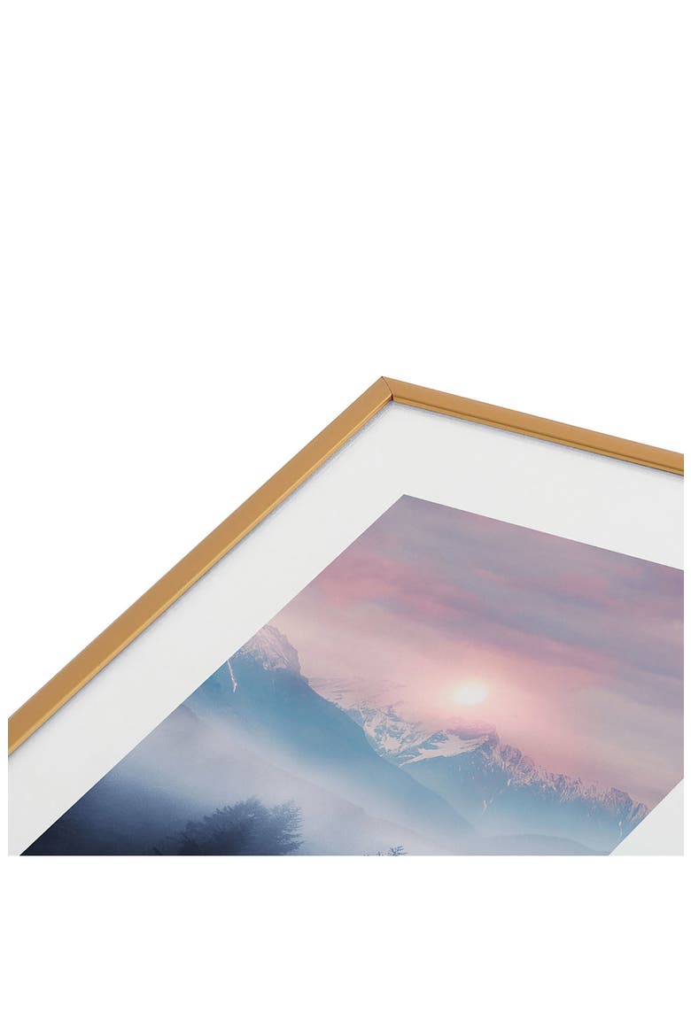 Pastels Vibe Framed Art Print, Alternate, color, GOLDEN TONES