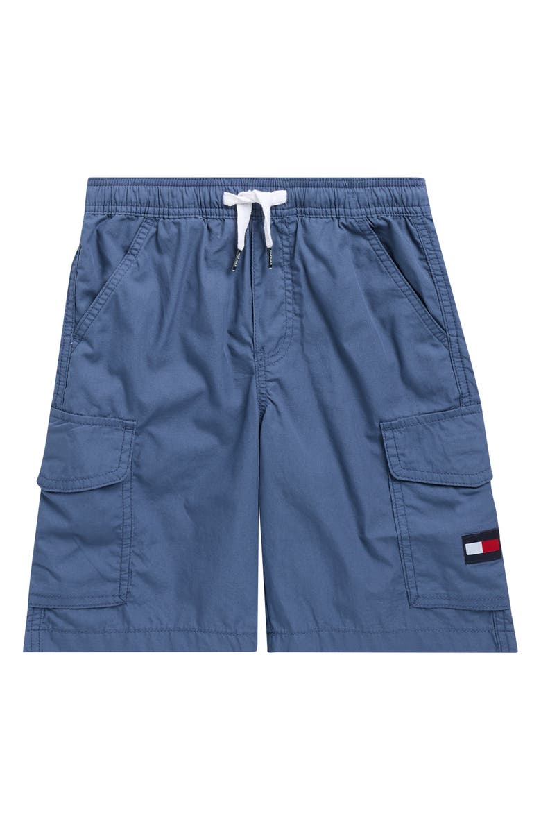 Tommy Hilfiger Kids' Pull-On Utility Shorts, Main, color, Vintage Indigo