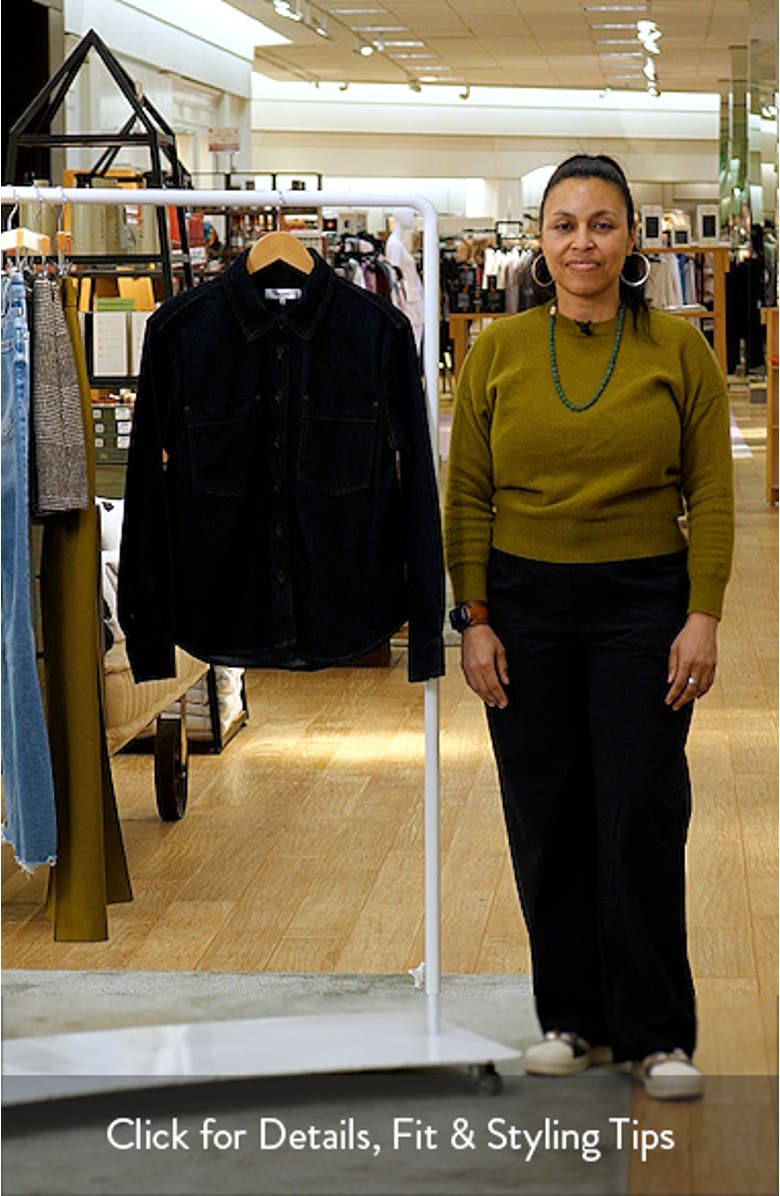 The Polished Denim Button-Up Shirt, sales video thumbnail