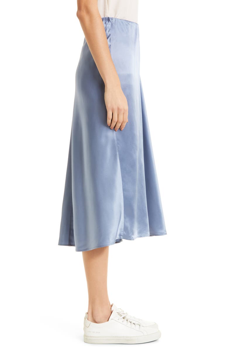 Max Mara Leisure Coimbra Satin Midi Skirt, Alternate, color, 