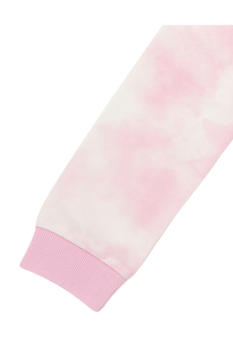 The Aristocats Marie Fleece Pullover Hoodie, Alternate, color, Marie Pink Tie Dye
