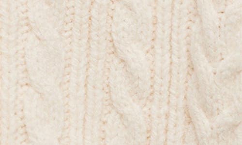 Mango Cable Stitch V-neck Cardigan